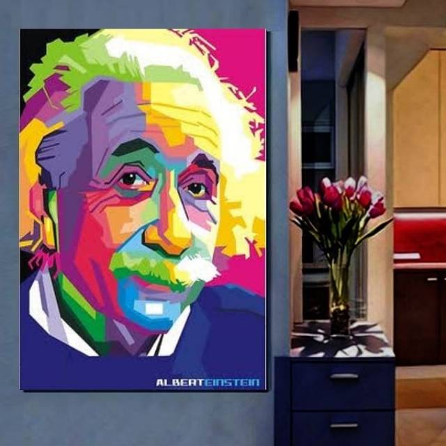 Albert Einstein Poster + Frame