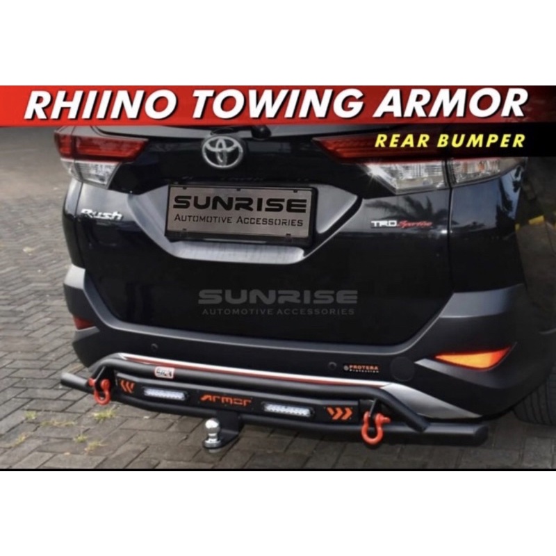BUMPER RHINO TOWING ARMOR RUSH / TERIOS 2018-2022 SUPER QUALITY