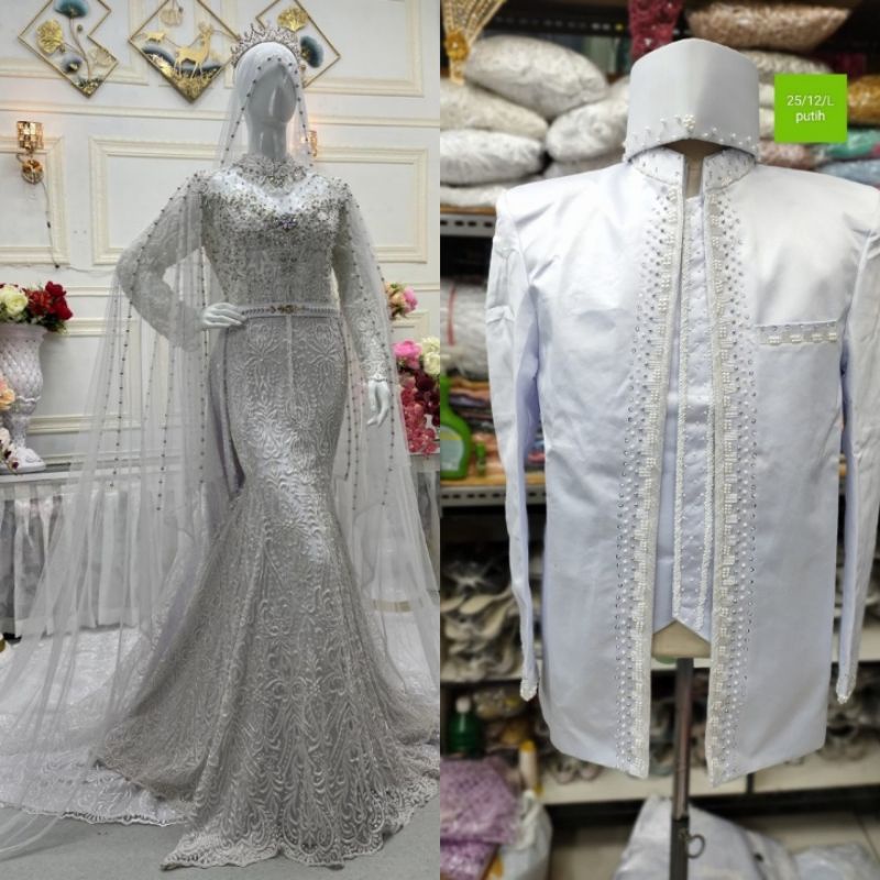 CAUPLE GAUN PENGANTEN DUYUNG BALERO// GAUN PENGANTIN MODERRN | BAJU PENGANTIN TERBARU | GAWN CANTIK/GAUN BARBY