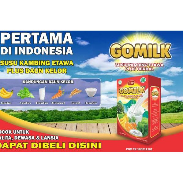 

Kami.MacAm2! GOMILK Susu Kambing Etawa Plus Herbal (Daun Kelor) K0dheL7X5