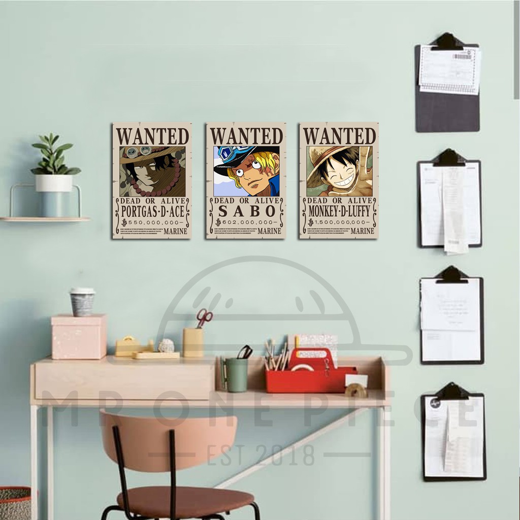 Poster Bounty ASL (Ace Sabo Luffy)