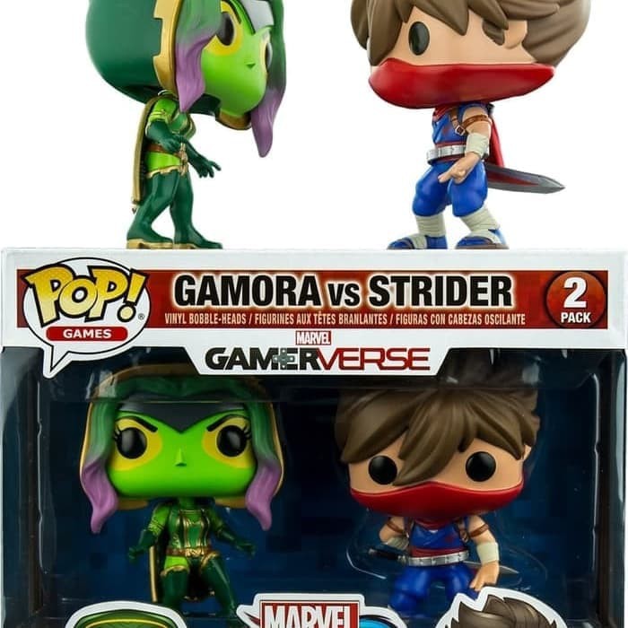 FUNKO POP MARVEL VS CAPCOM – GAMORA VS STRIDER 2 PACK