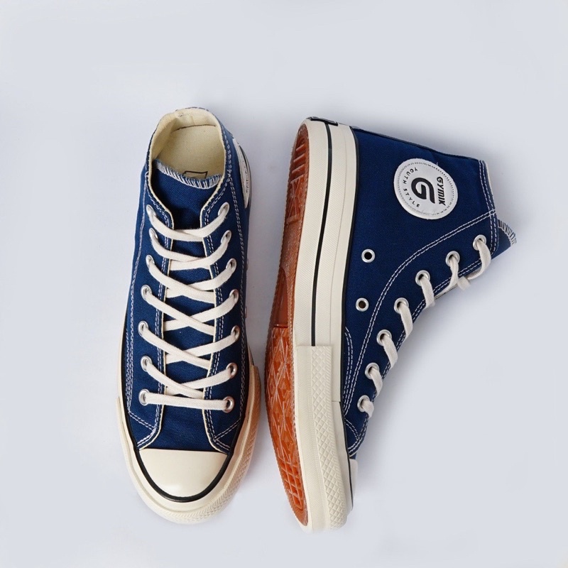 Sepatu 70s Gymik Navy High Original