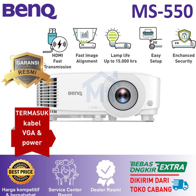 PROYEKTOR BENQ MS-550 BENQ MS550 MS 550 Termurah