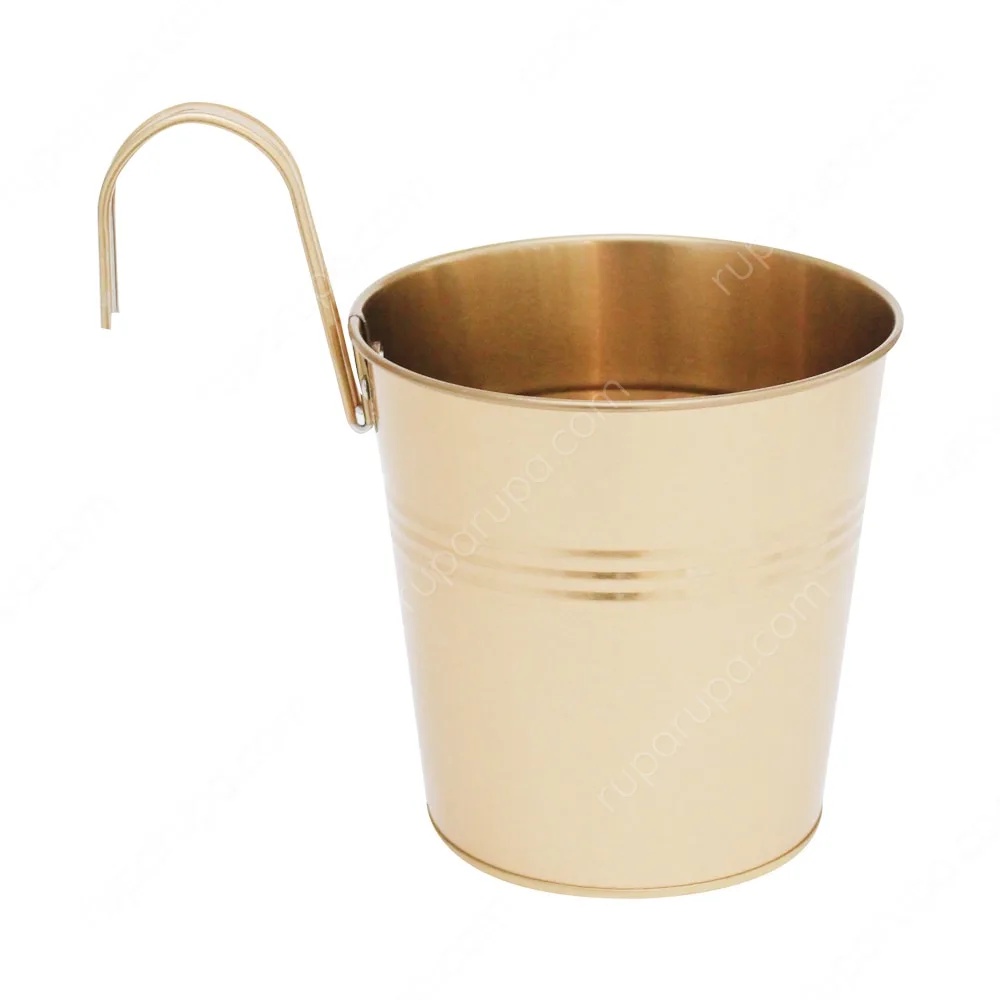 Informa Pot Tanaman Gantung 19.5x13x17.5 Cm - Gold