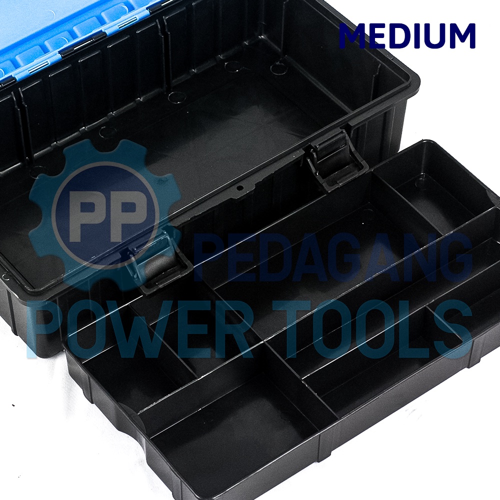 Kenmaster K380 Tool Box Besar Kotak Penyimpanan - Biru