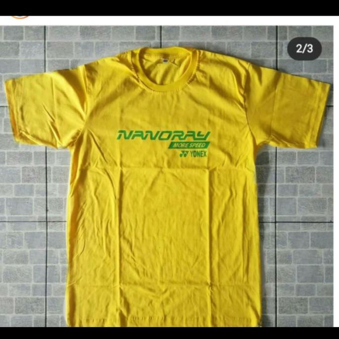 (DONE) KAOS BAJU DISTRO YONEX NANORAY POLOS CUSTOM BADMINTON BULU TANGKIS HOT SALE