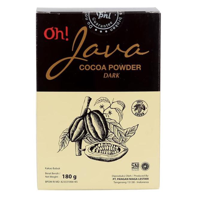 

H7Hr Oh!Java - Dark 180Gr - Bubuk Kakao - Cacao Powder - Cokelat Diet I38M