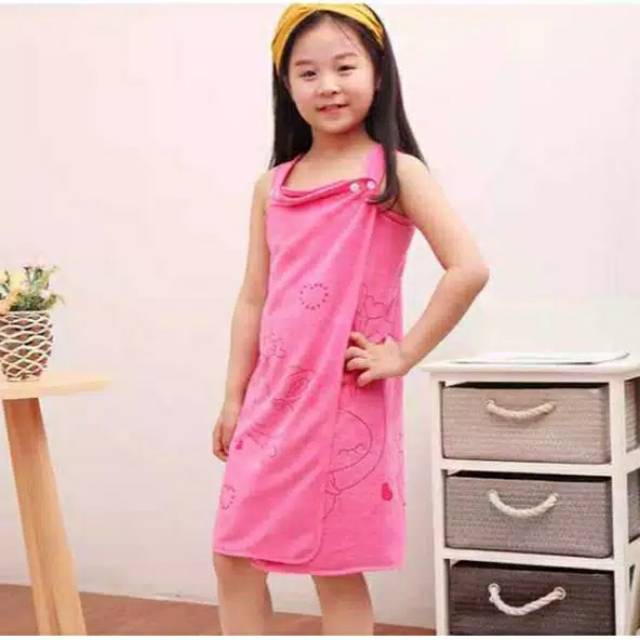 Ready Bandung Handuk Dress Anak , Handuk Anak Model Dress