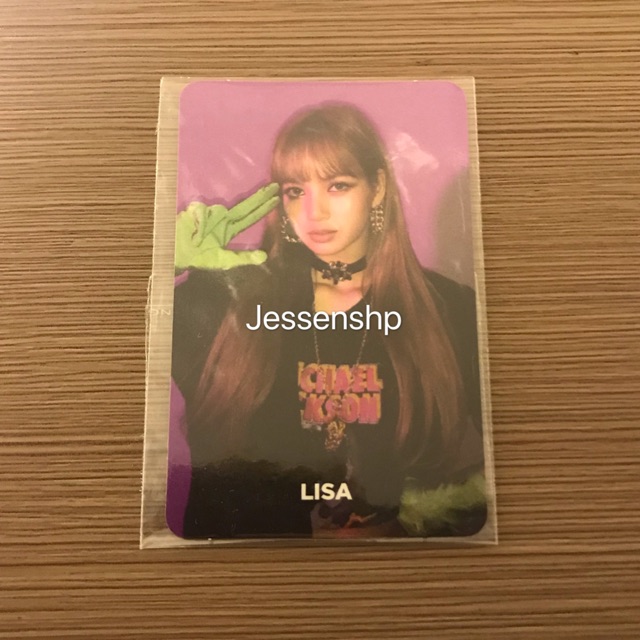 PHOTOCARD LISA SQUARE ONE ORIGINAL BLACKPINK ALBUM PRELOVED ORIGINAL