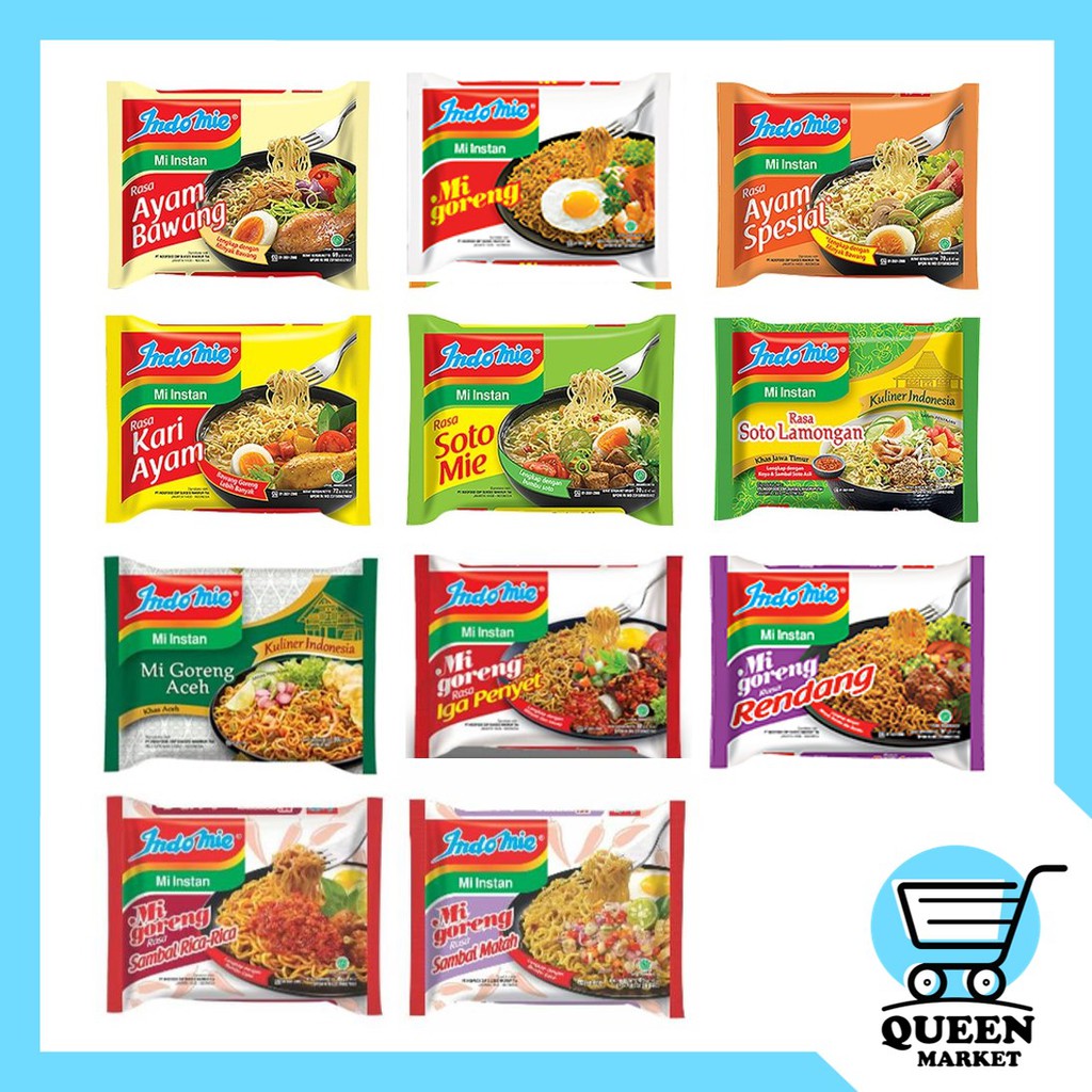 Jual Indomie Goreng & Kuah All Variant Mie Instan