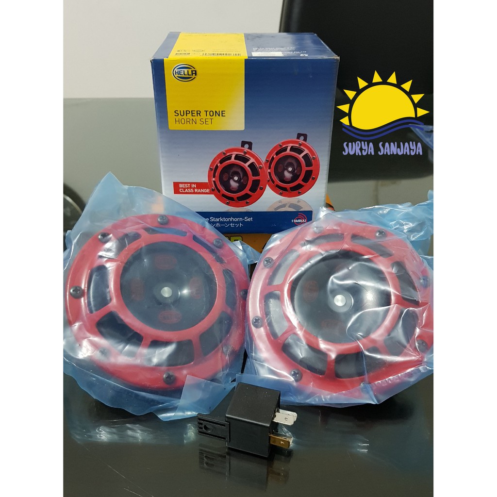 Jual Klakson Hella Super Tone Horn Set Shopee Indonesia