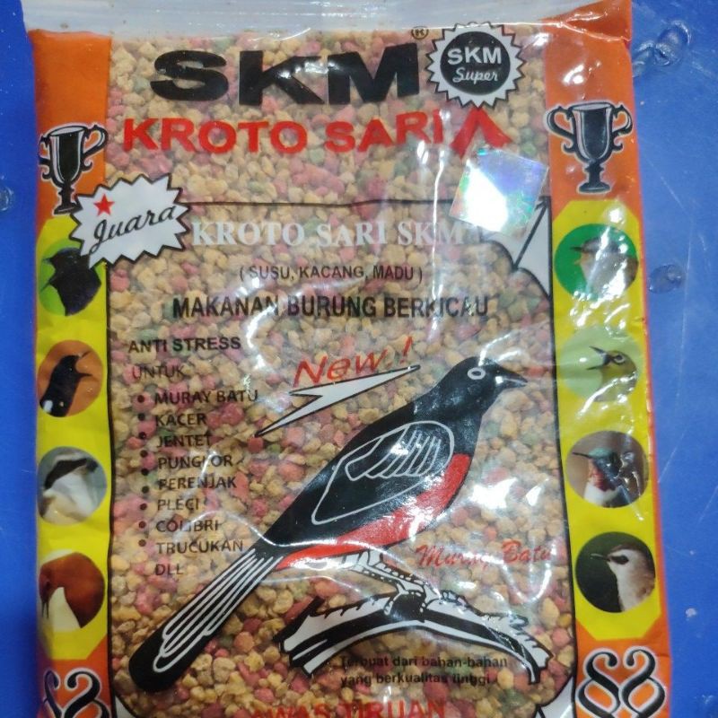 SKM Kroto Sari MAKANAN KACER BEO MURAI JALAK ANIS CIBLEK