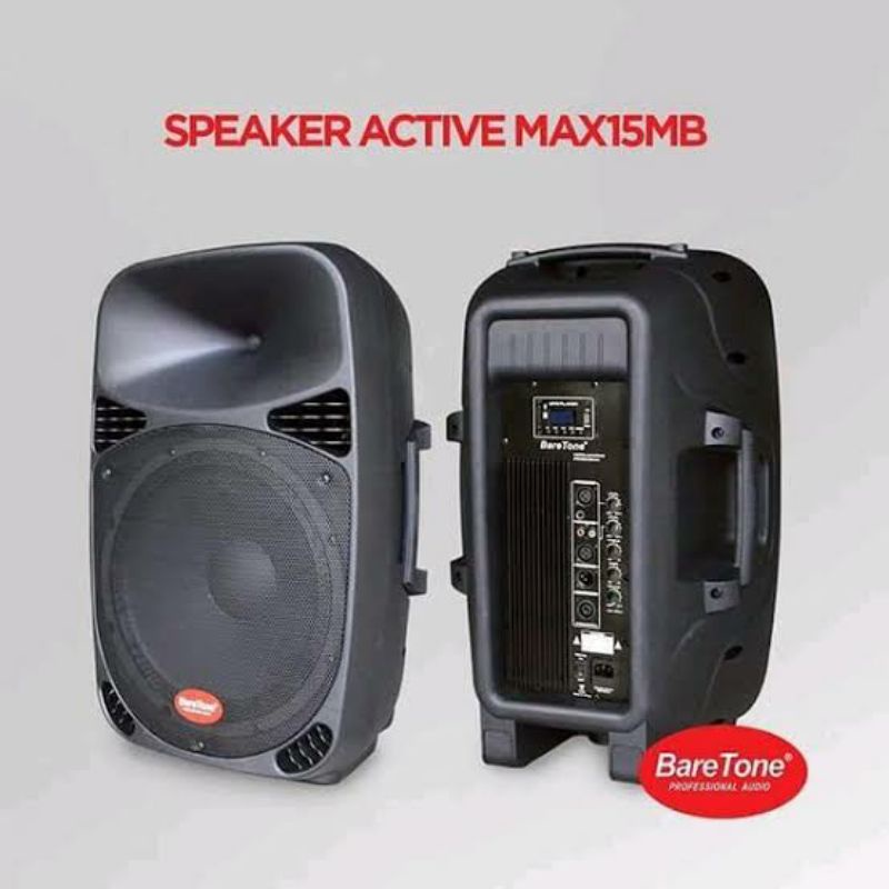 SPEAKER AKTIF 15 INCH SEPASANG BARETONE 15 MB ORIGINAL PAKET KARAOKE SOUNAYSTEM sepeker sepasang 15 