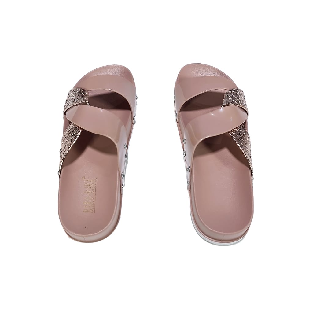 jelly sandal wanita slop barabara bara bara karet impot WS855SLTB1W