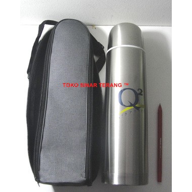 Termos Q2 750 ml Botol Air Panas Steinles/ Stenlis 0,75 L Vaccum Flask