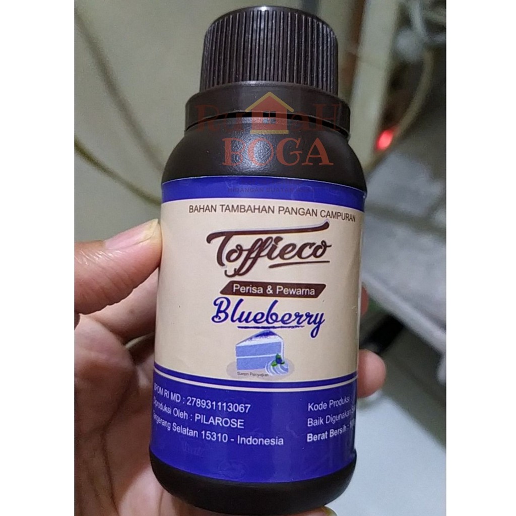 

Pasta Perisa Kue TOFFIECO Tofieco BLUEBERRY Pasta 100gr 100 gr gram
