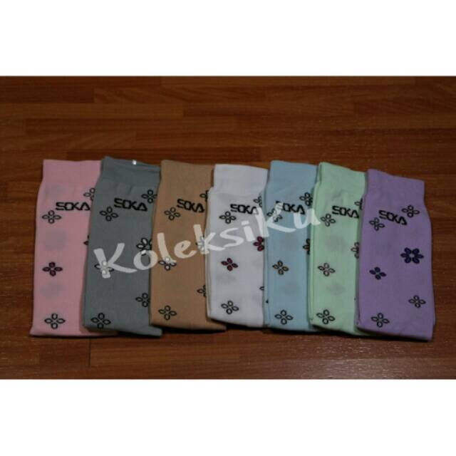 Kaos kaki soka essential / soka flowers/soka flower