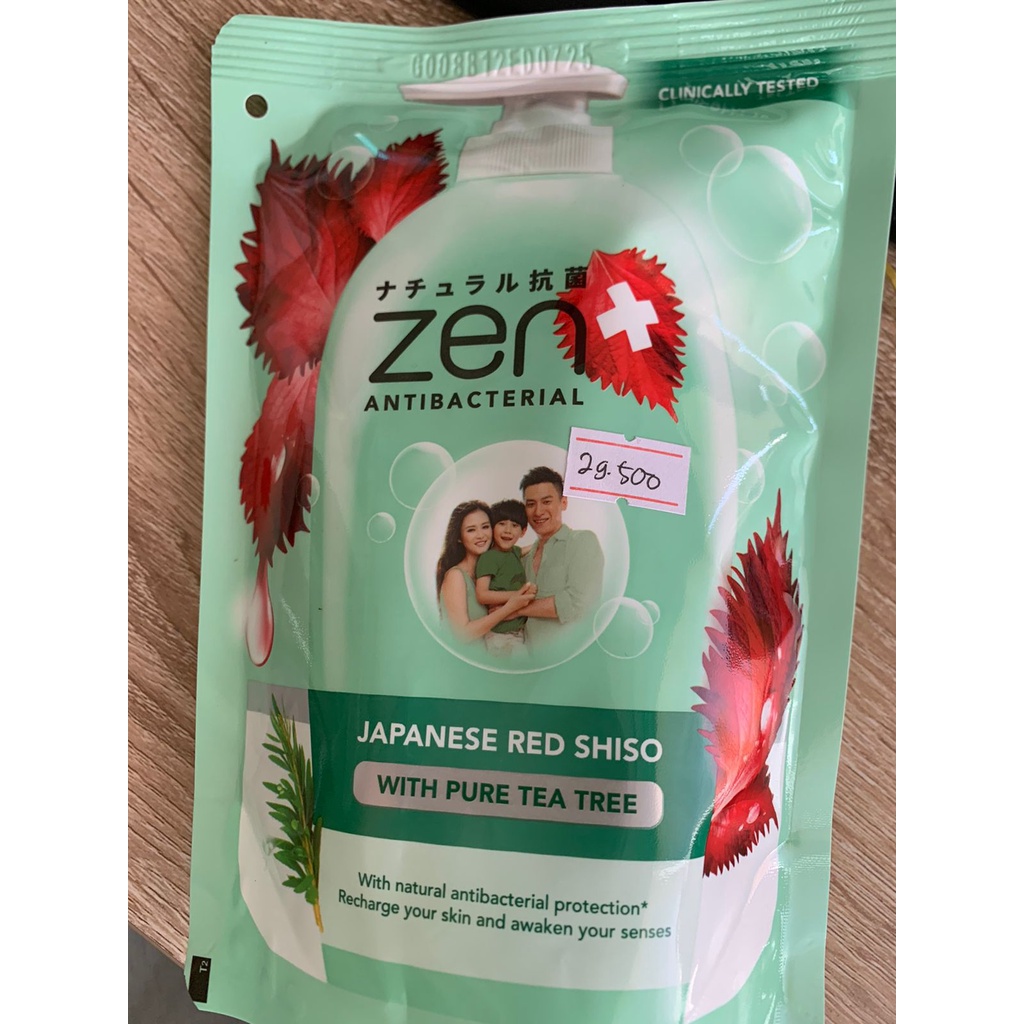 ZEN ANITBACTERIAL JAPANESE RED SHISO WHITE TEA TREE REFIL (400M)