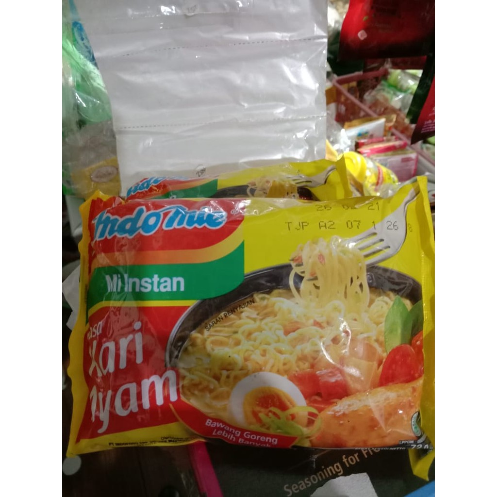 

Indomie Rasa Kari Ayam 72 gr