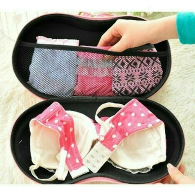 BRA BAG STORAGE UNDERWEAR ORGANIZER TAS TRAVEL BH DAN PAKAIAN DALAM