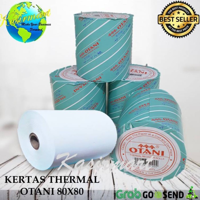 

KERTAS THERMAL PAPERKERTAS STRUK OTANI 80x80 MM CORE 17 Terbatas