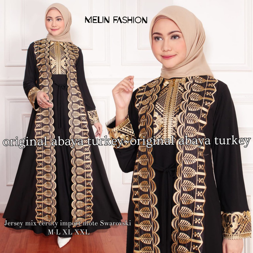 Abaya Turkey*Abaya Turkey Bordir*Gamis Wanita Remaja*Gamis Wanita Murah*Kualitas Premium