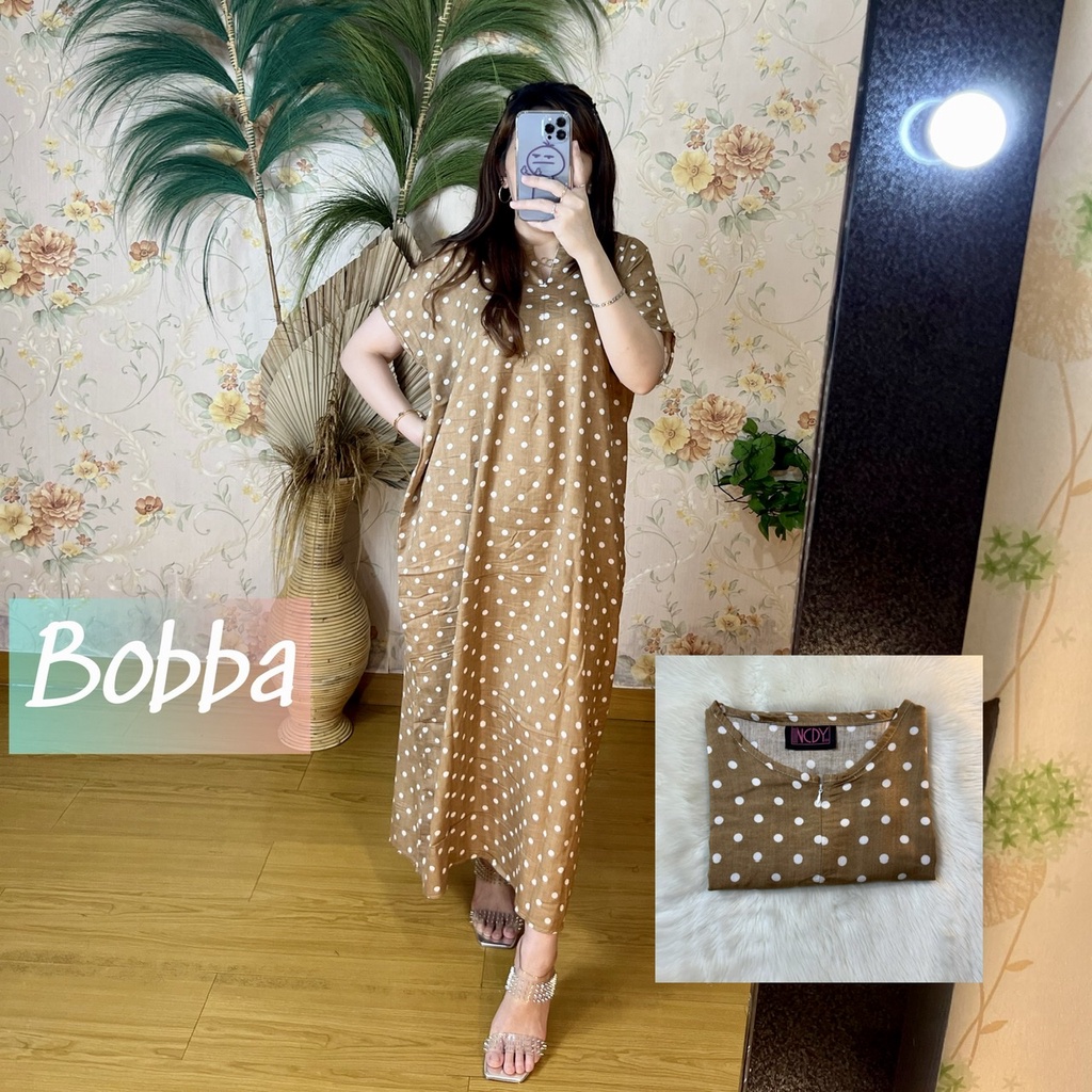 PART1 NCDY HOMEWEAR DASTER PANJANG SEMATA KAKI LD 130cm BUSUI FRIENDLY JUMBO-Bobba