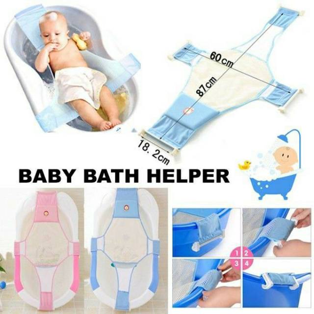 Jaring Mandi Bayi , Baby Bath Helper , Alat Bantu Mandi Bayi