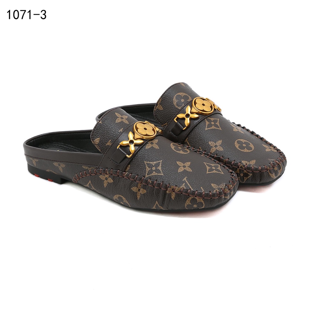 Upper Case Flat Open Back Loafer #1071-3