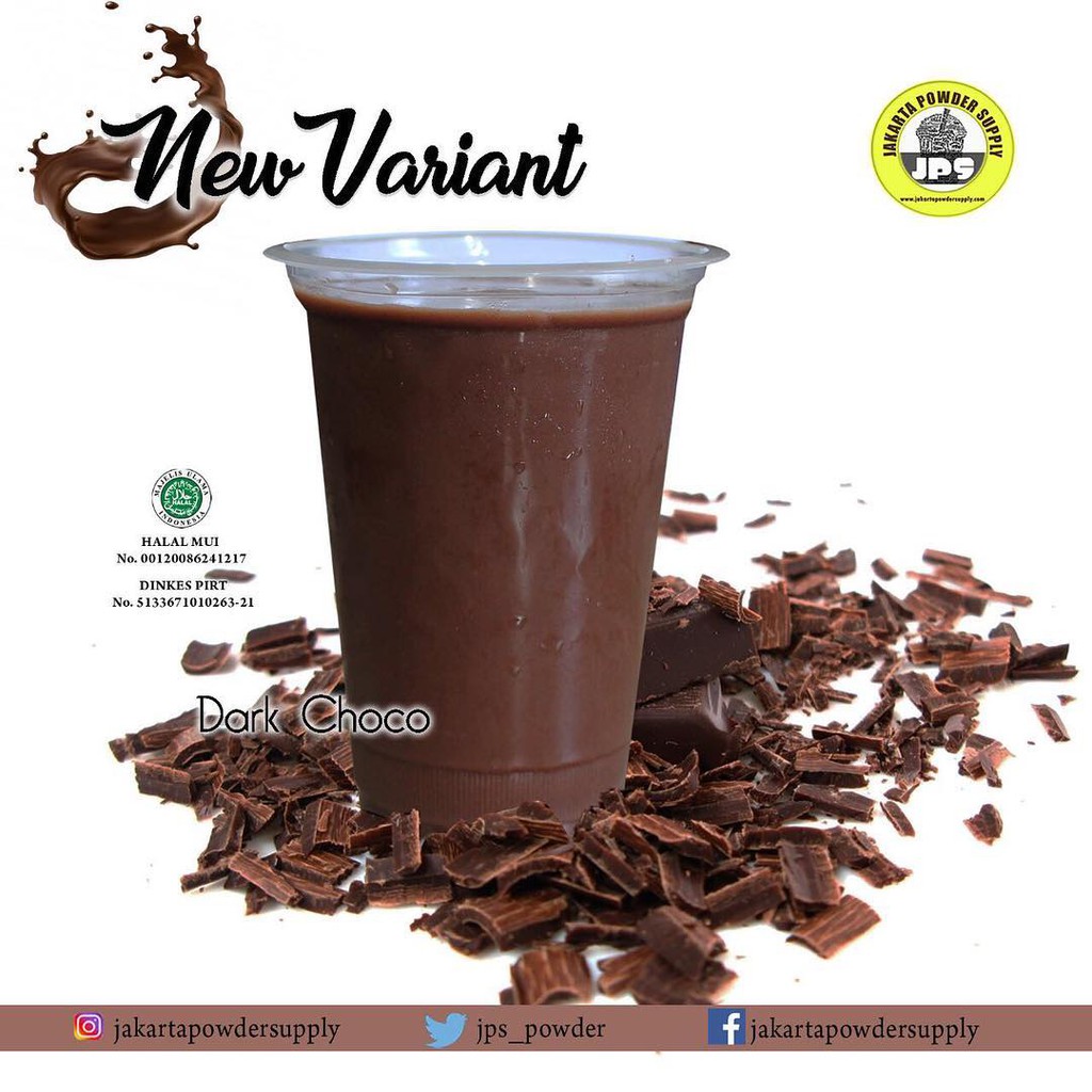 

Bubuk Minuman Powder Drink Bubble Drink Rasa Dark Choco Mix Powder Instan Gula