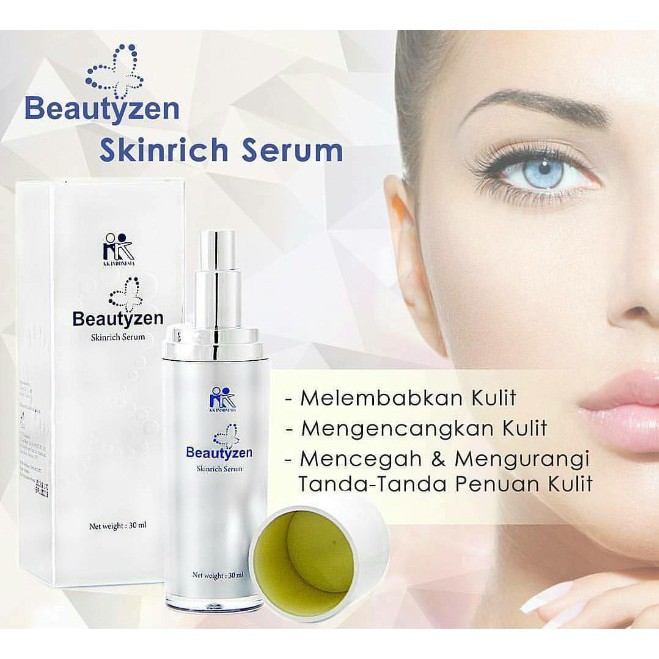 Beautyzen Skinrich Serum KK Indonesia Mengurangi Penuaan dan Meningkatkan Kekencangan Kulit