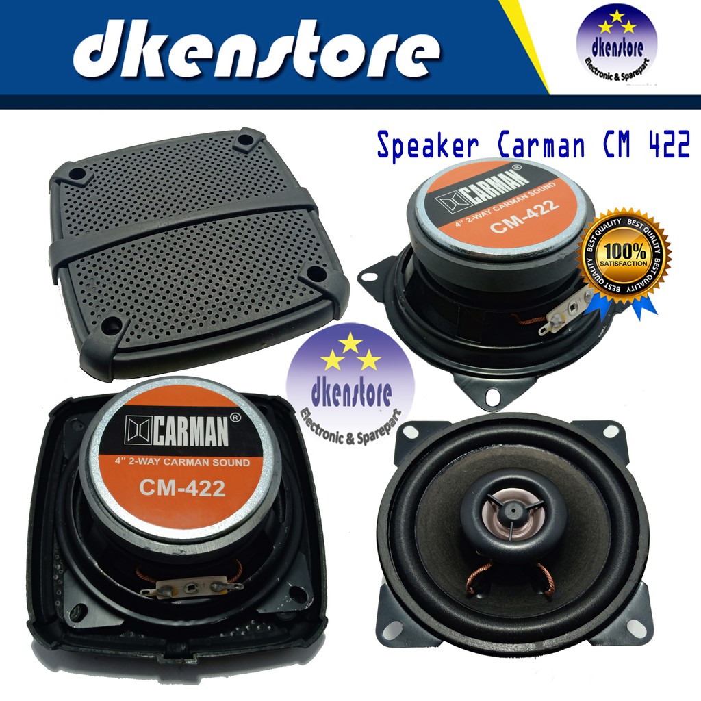 Speaker pintu mobil CARMAN CM422 4inch 2pcs