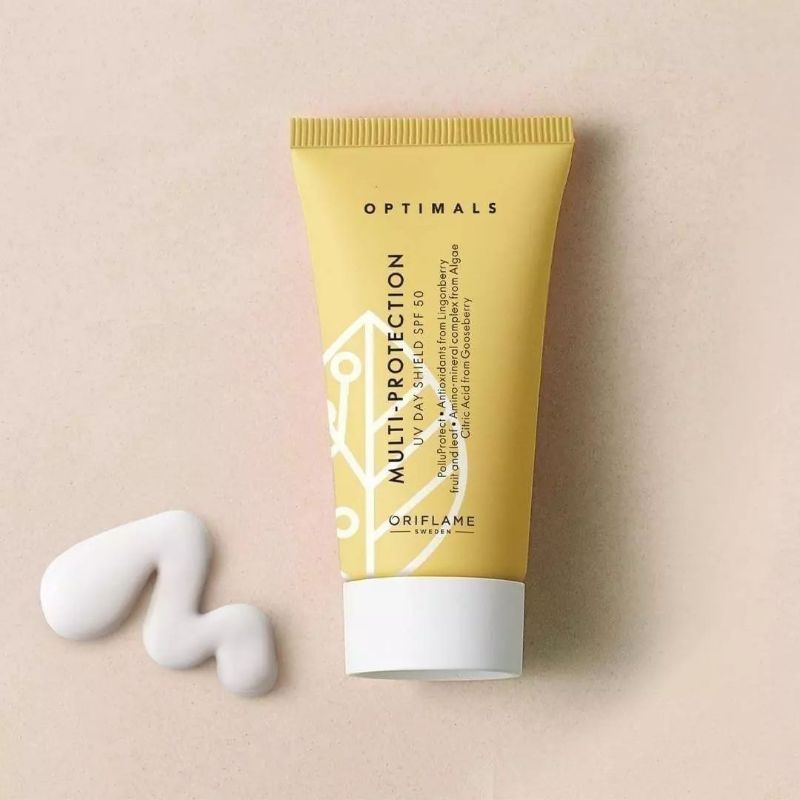 0ptimals Multi-Protection UV Day Shield SPF50//0ptimals Exfoliating Face Scrub