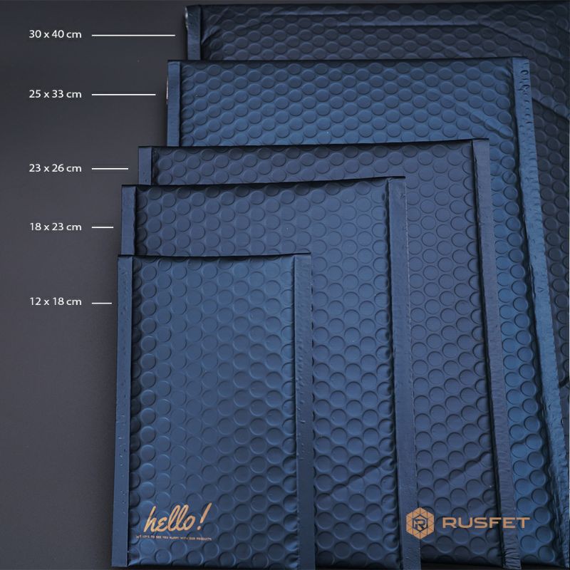 

Amplop Bubble Premium Metallized / Bubble Mailer Rusfet / Security Bag
