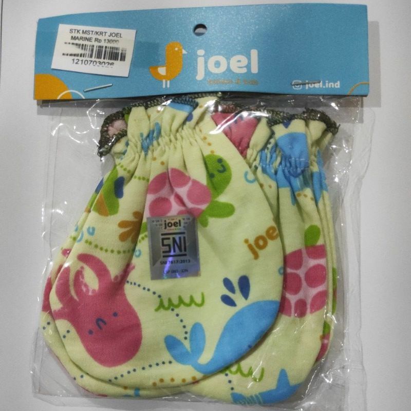 Sarung Tangan Kaki Bayi Motif JOEL 1 Pasang SNI