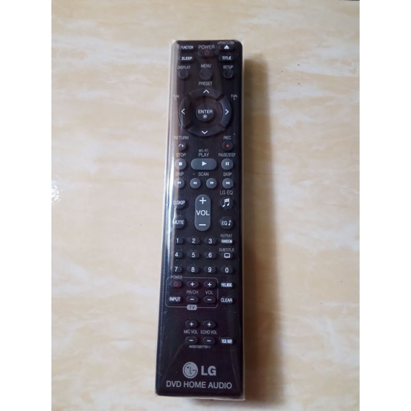 Remote compo dvd home teather lg