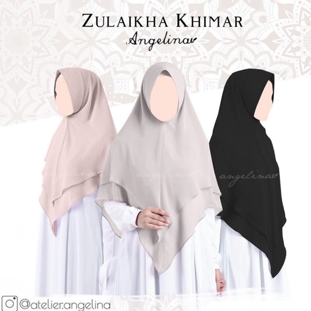 Zulaikha Khimar Atelier Angelina M-XL