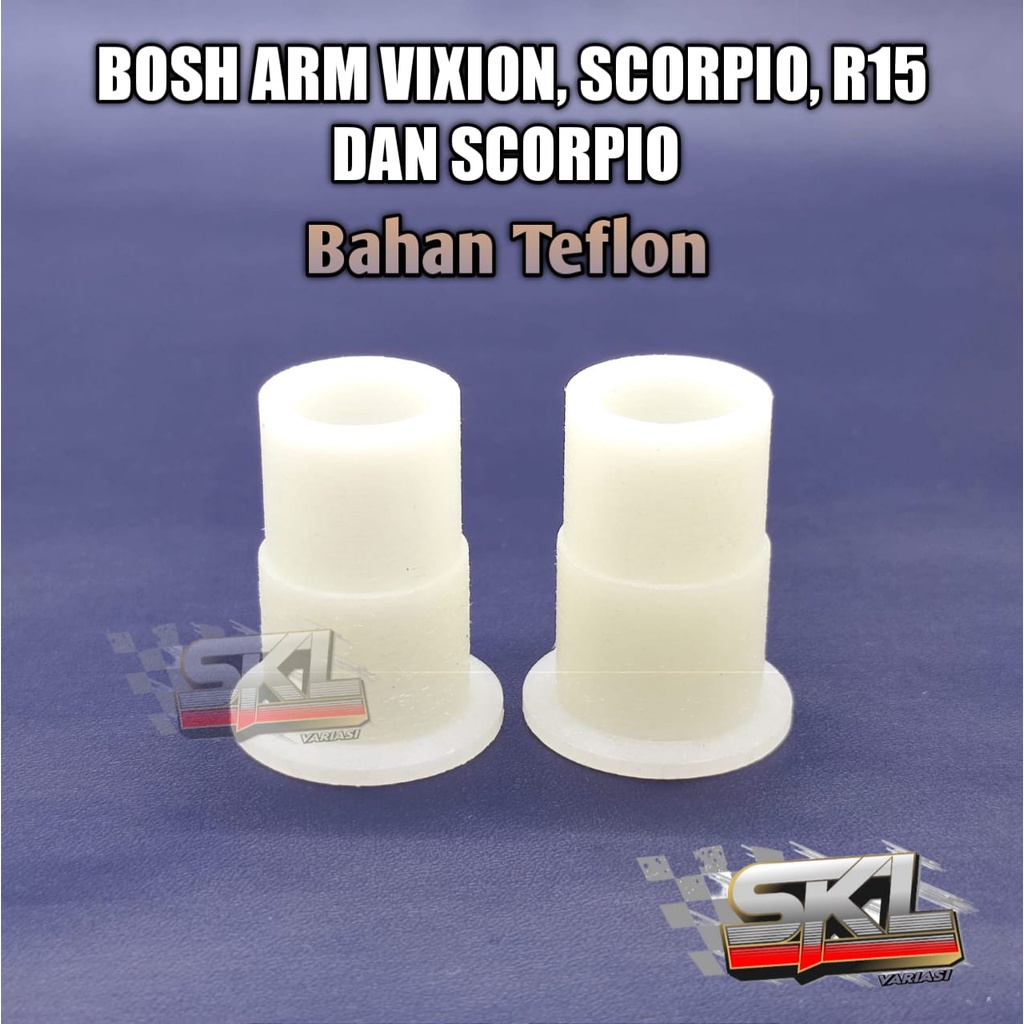 Bushing Bush Boshing Bos Arm Teflon Yamaha Vixion Scorpio Xabre R15 Vva V2 V3 - Bushing Arm Teflon