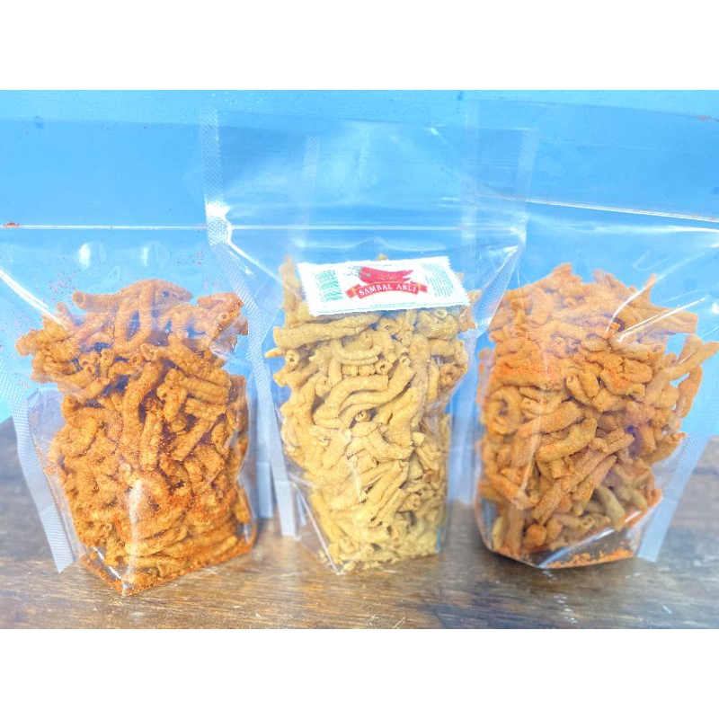 

cemilan kripik usus bjm (100gr)