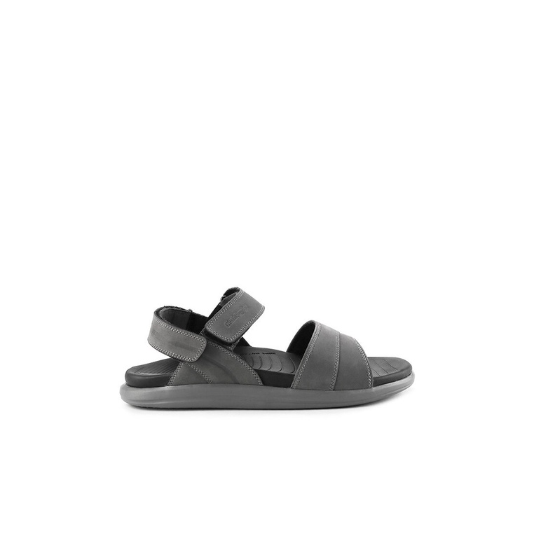 SANDAL SLINGBACK KULIT HUSH PUPPIES PRIA ORIGINAL ASLI ABU-ABU GREY HM26