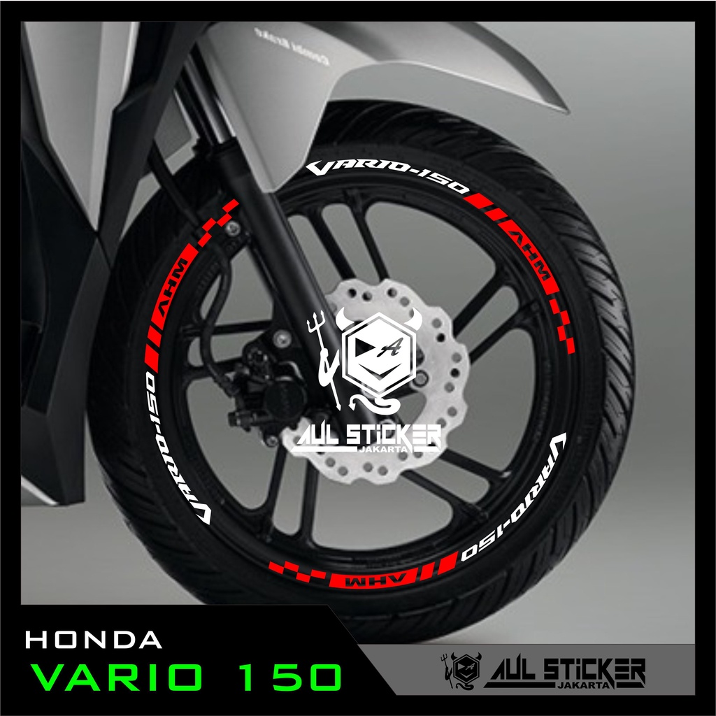 Sticker velg ³³ ALL VARIO 150 DEPAN BELAKANG