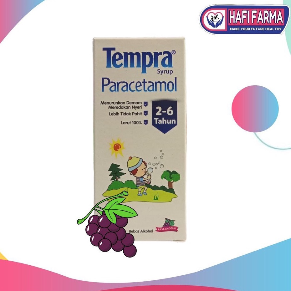 TEMPRA SYRUP 2-6 TAHUN 60ML ANGGUR