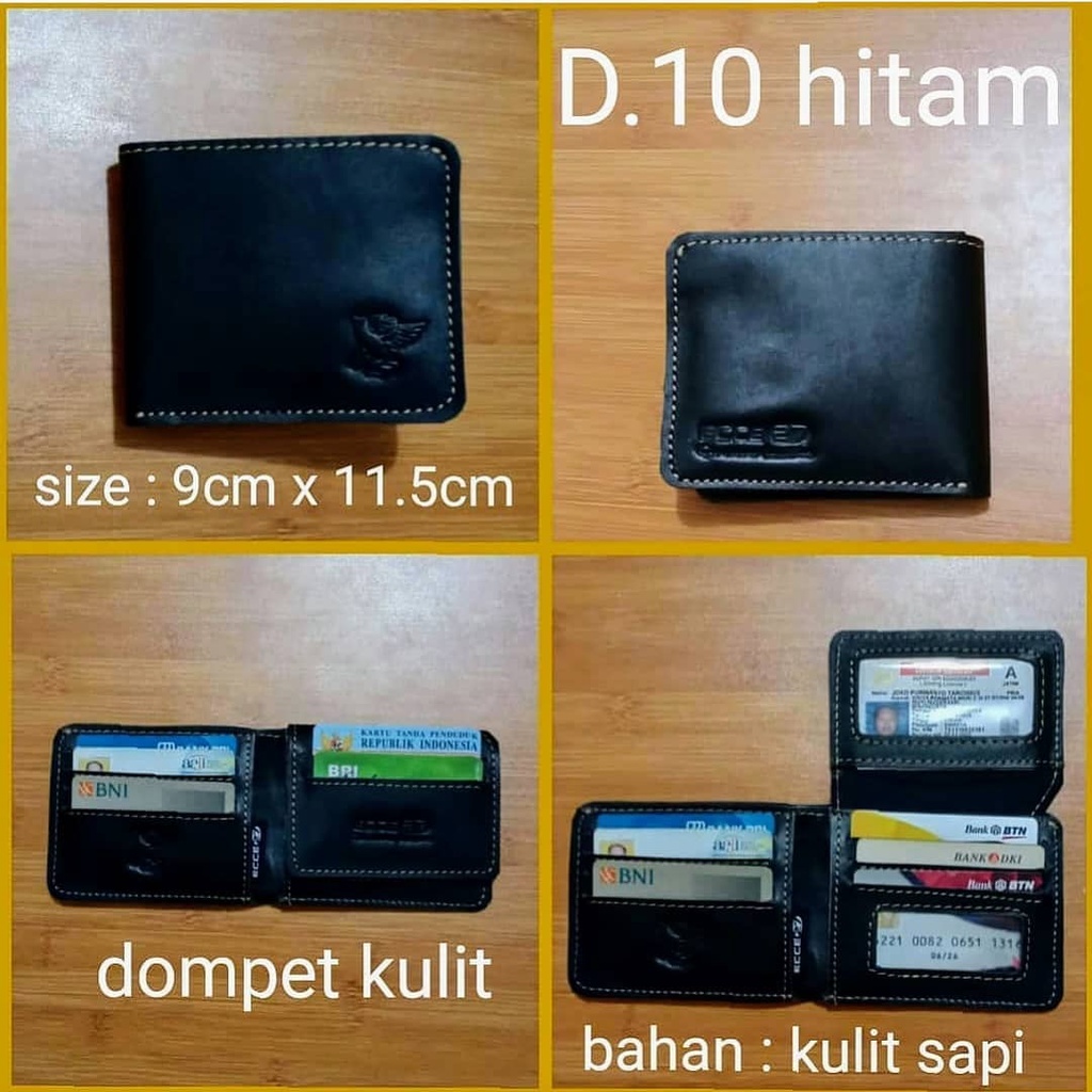 D.10  | Kulit Asli | Merek Resmi | Dompet kulit ECCE 27