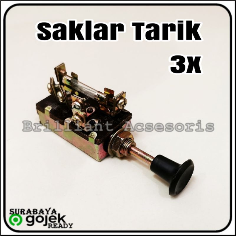 Saklar Switch ON - 1x tarik / 2x tarik / 3x tarik