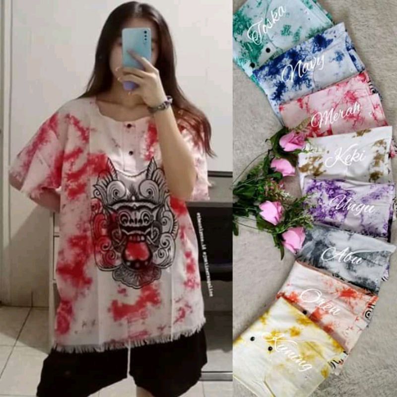 baju barong dasar putih katun xl