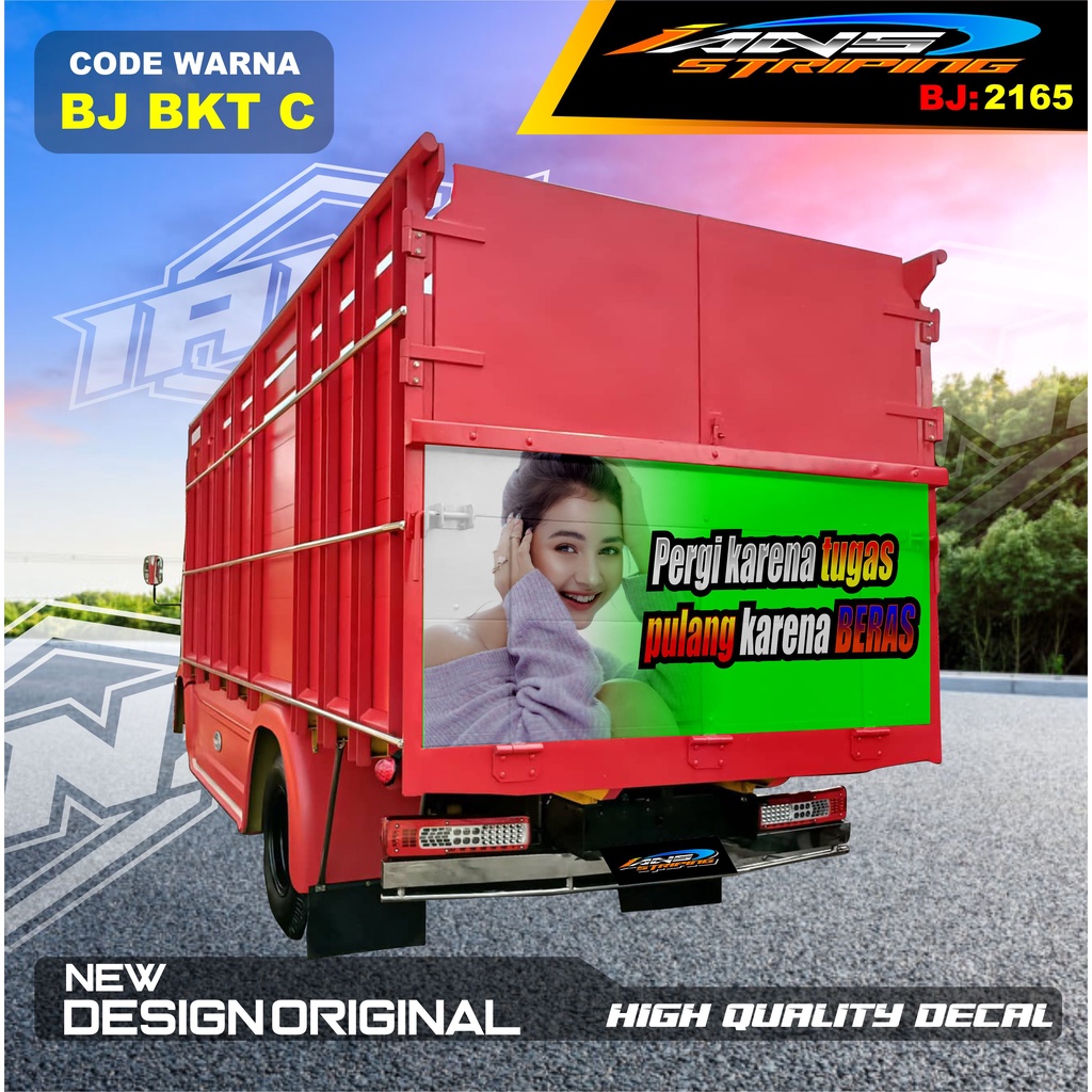 DECAL STIKER BAK BELAKANG TRUK DINA / STIKER DECAL PINTU BELAKANG TRUK OMPLONG / STICKER DECAL BAK BELAKANG TRUK HINO / STIKER DECAL PINTU BELAKANG TRUK