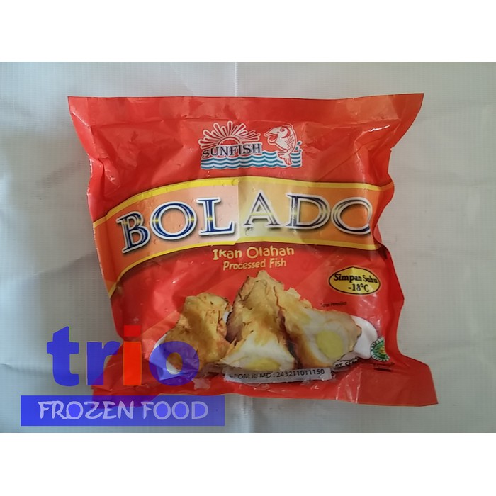 Sunfish Bolado / Bola Ikan Isi Telur / Telor Puyuh 280gr