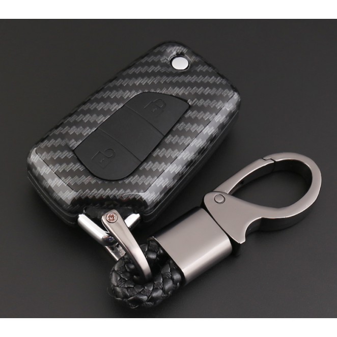 Cover Carbon Smart key Casing Kunci Mobil Toyota All New Innova Reborn