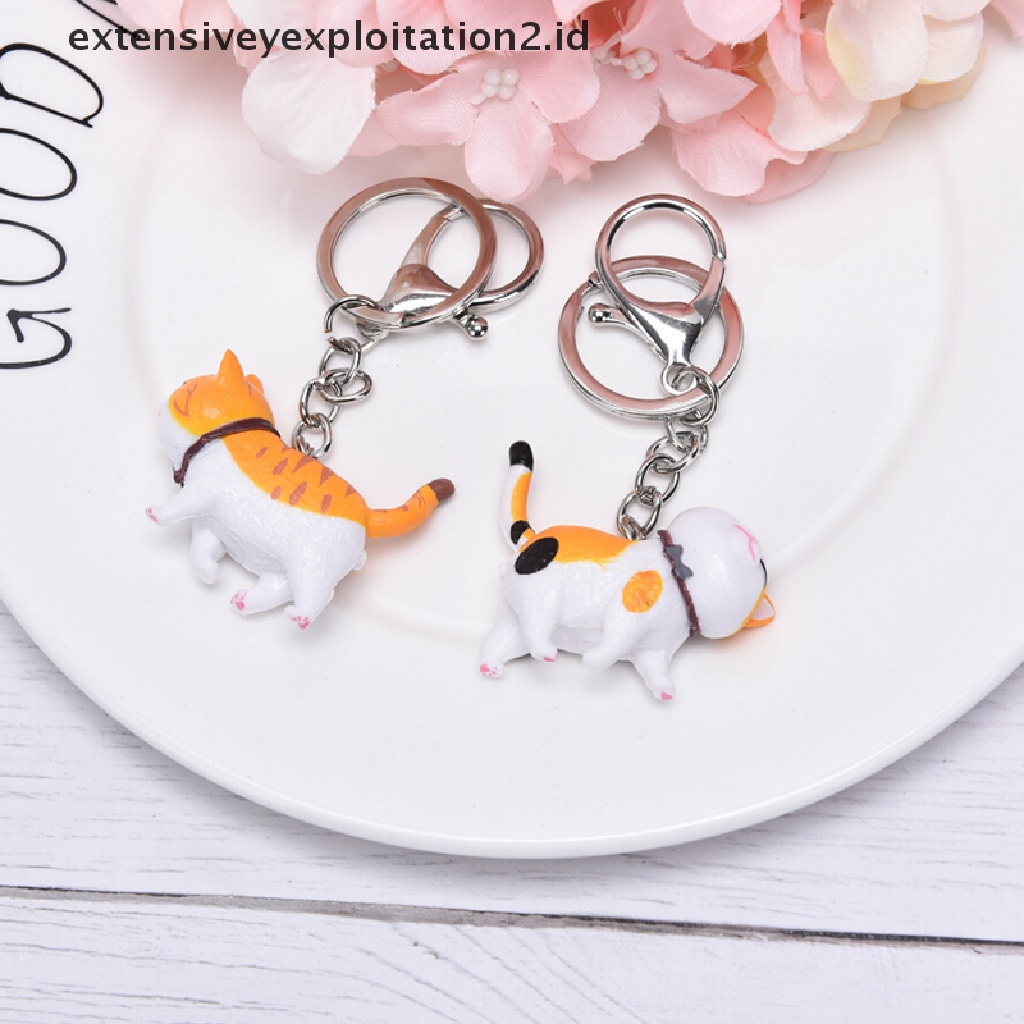 (Hotter) Gantungan Kunci Kucing Lucu Gantungan Kunci Hadiah Anak Keyring